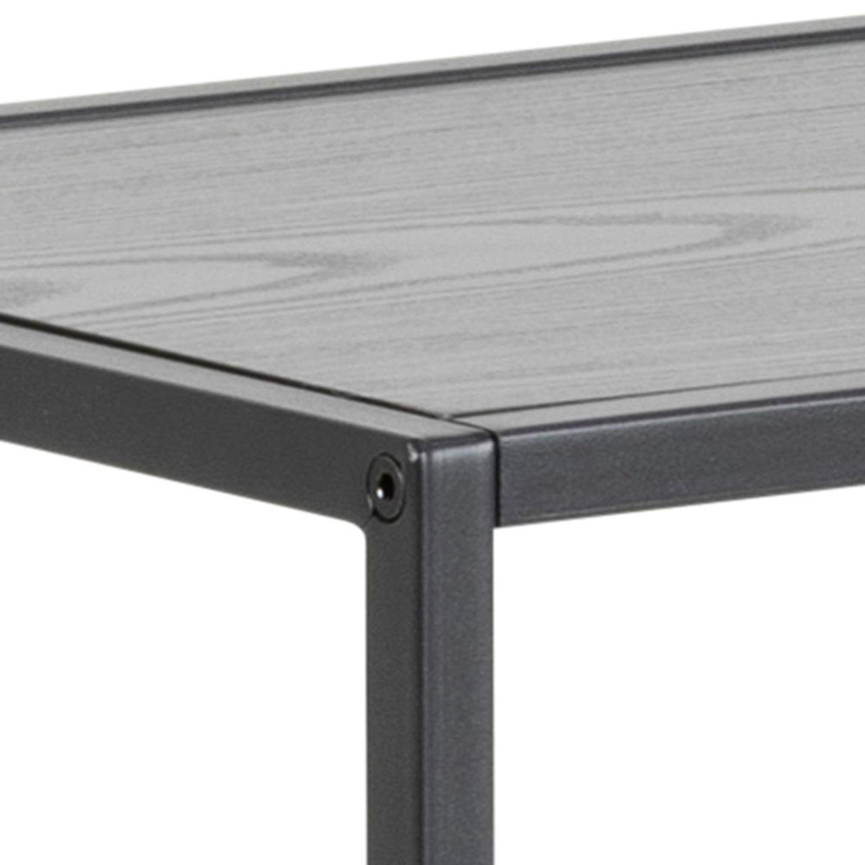 Seaford Konsolbord 79x100x35 cm Svart aska
