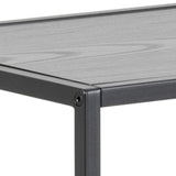 Seaford Konsolbord 79x100x35 cm Svart aska