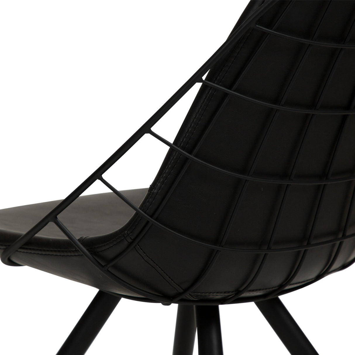 Sway Stol Vintage Black Art.Leather