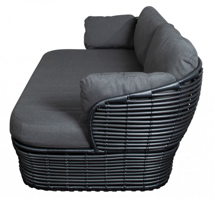 Basket Loungesoffa 2-Sits Grafit