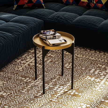 Tbilisi II (44 x 57 x 44 cm) Soffbord Svart guld