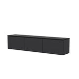 Medellín upplyst (160 x 35 x 32 cm) Antracit TV-bänk