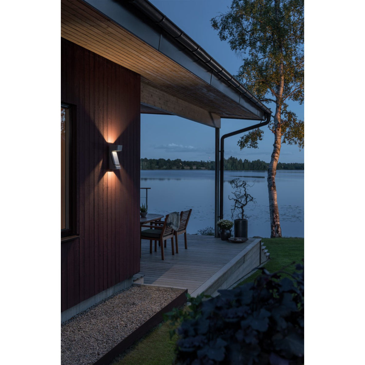 Ravenna HP-LED 3x4W Vägglampa Ute Antracit