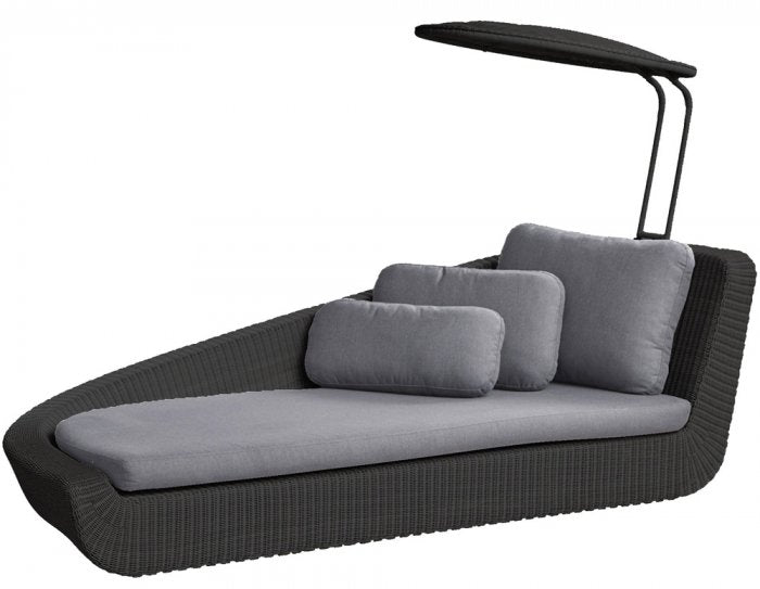 Savannah Daybed Höger Svart