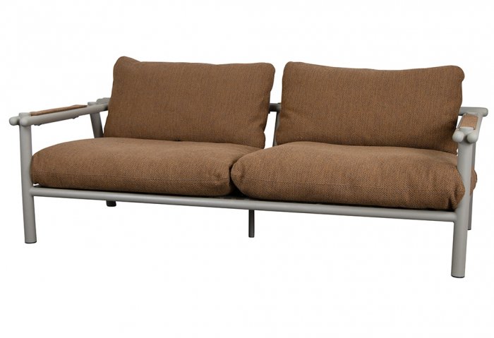 Sticks 2-sits soffa Alu Taupe