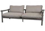 Sticks 2-sits soffa Alu Taupe