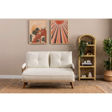 Cosmo Two (78 x 120 x 82 cm) 2-sits bäddsoffa Vit