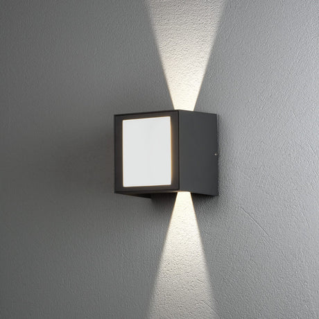 Cremona HP-LED 3x3W Mörkgrå 14 cm Vägglampa Ute