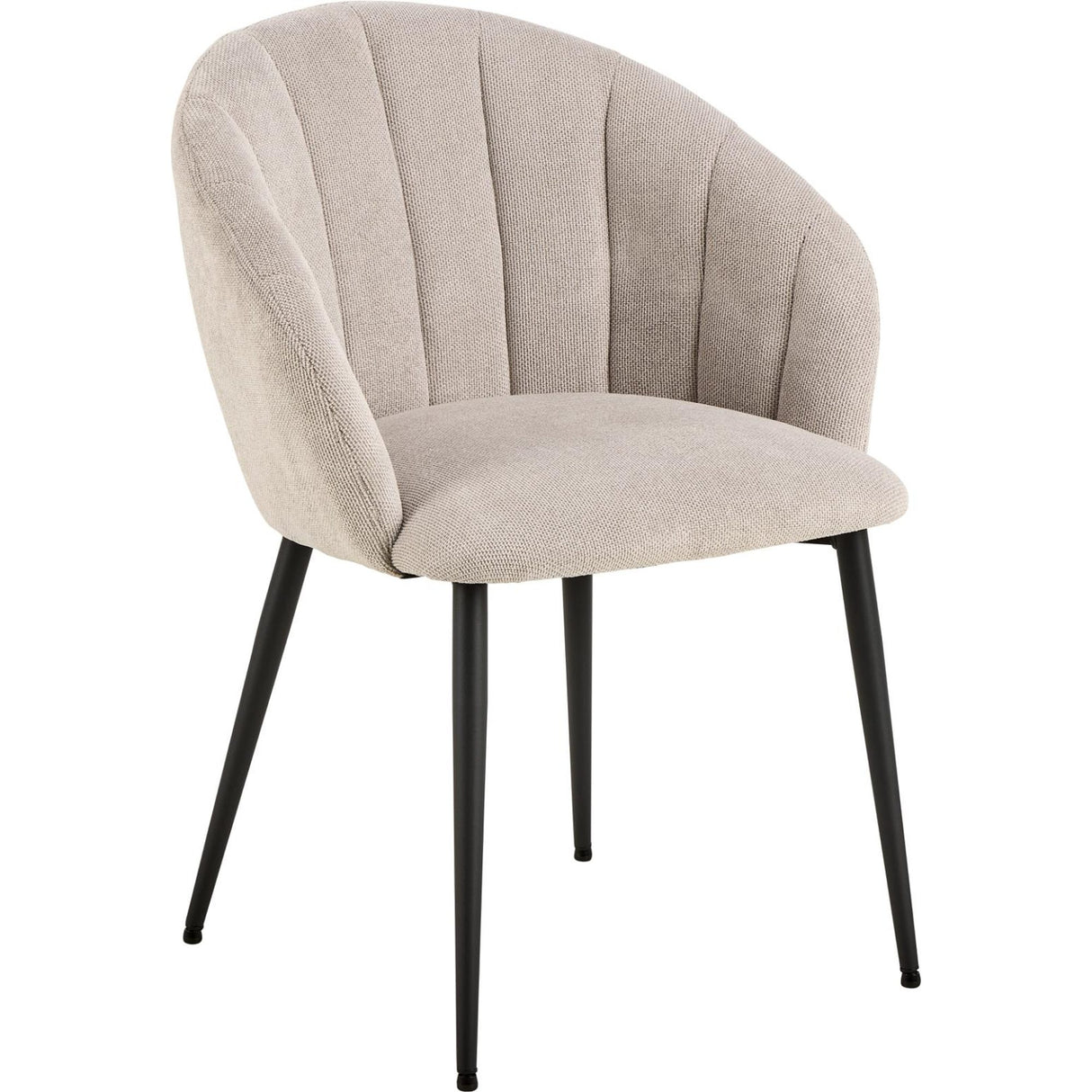 Menton Matstol med Armstöd Caso tyg Beige