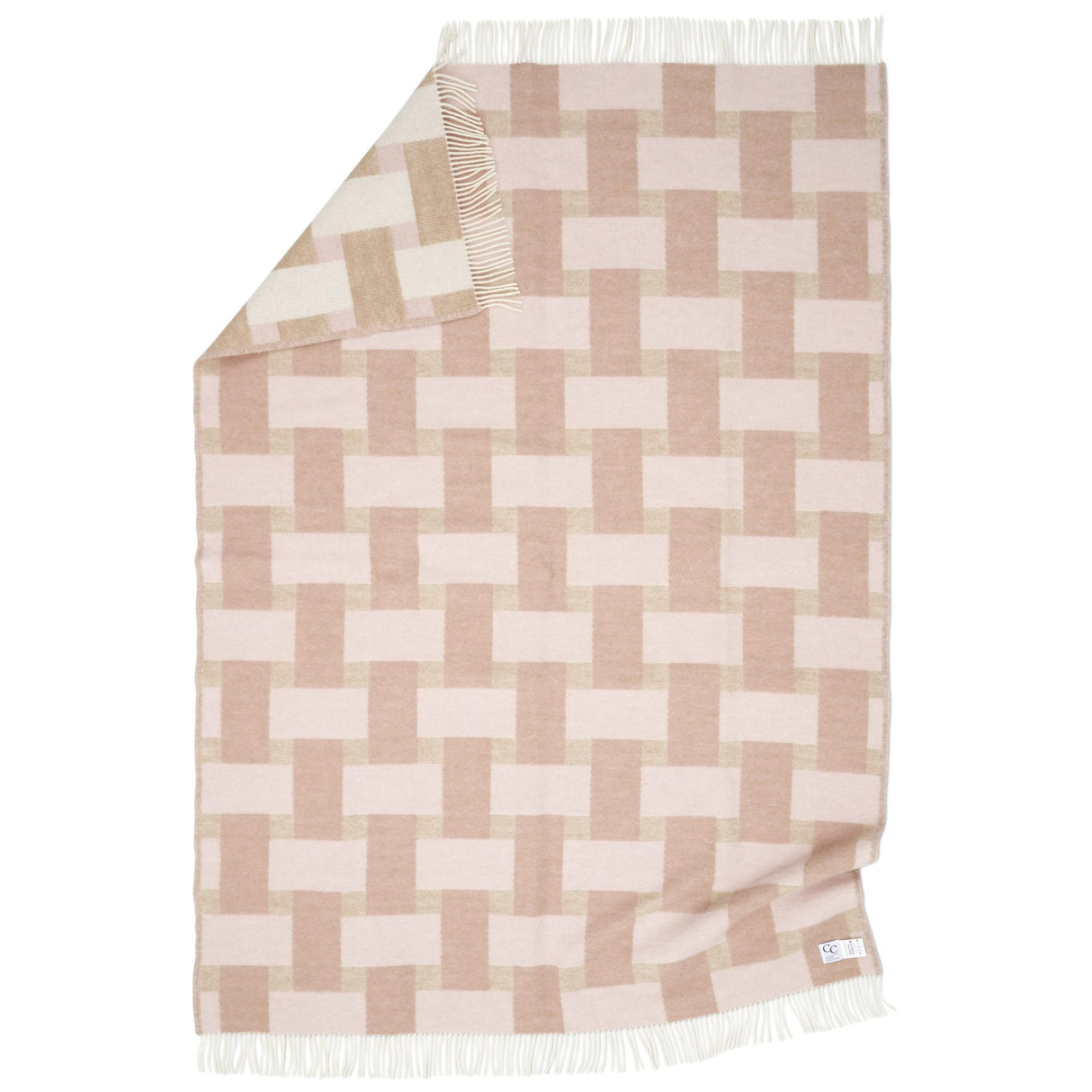 Weave 130x180 cm Pläd Rosa