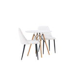 Danburi, Night Rund matgrupp Svart,Vit, Vit, ⌀60