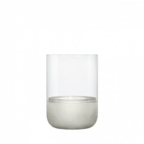 Calma small 14 cm Ljuslykta Light Gray