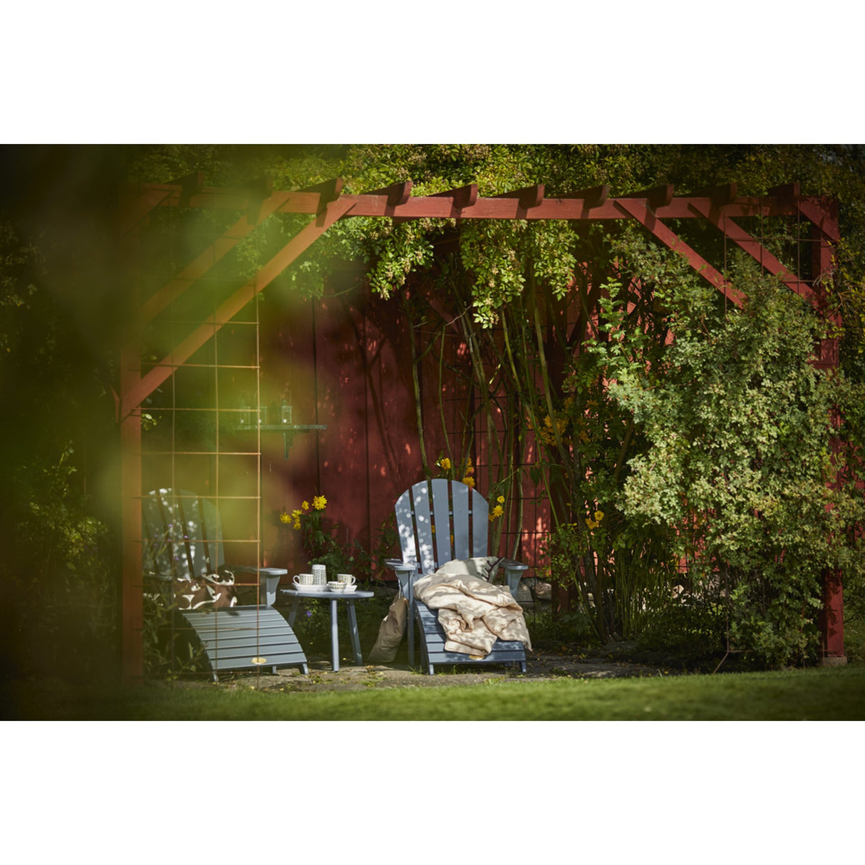 Tennessee Däckstol Stålgrå