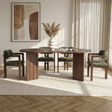 Claudina Matgrupp Walnut, Dark Walnut, grön