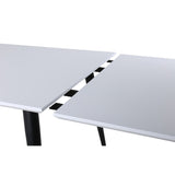 Jimmy Rektangulärt matbord Svart,vit, HPL, 195 x 90