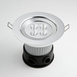 Infälld HP-LED Silver Taklampa Ute