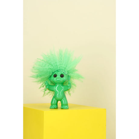 Grön Lyckotroll Neon Grön, 9 cm