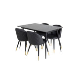 Silar, Velvet Rektangulär matgrupp