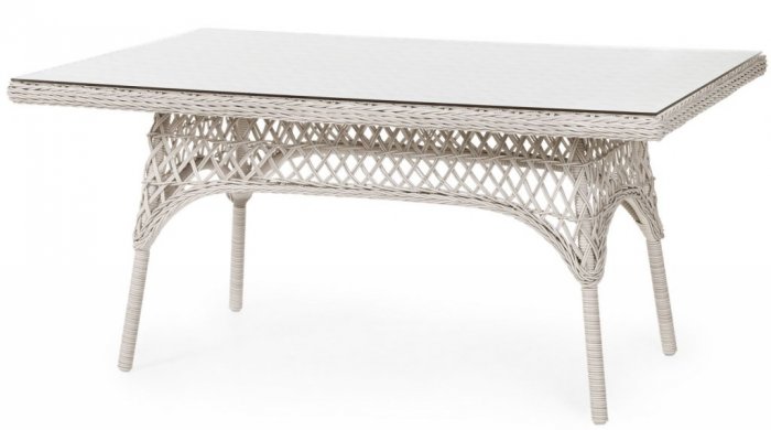 Beatrice Bord 150x90 cm vit konstrotting
