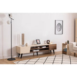 Malmö Valnöt / Beige (180 x 45 x 37 cm) TV-bänk