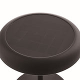 Elmer Solcell Uppladdningsbar Lampa Svart