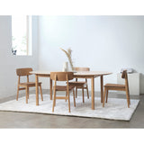 Gallina Utdragbart 100x190-280 cm Naturlig Matbord