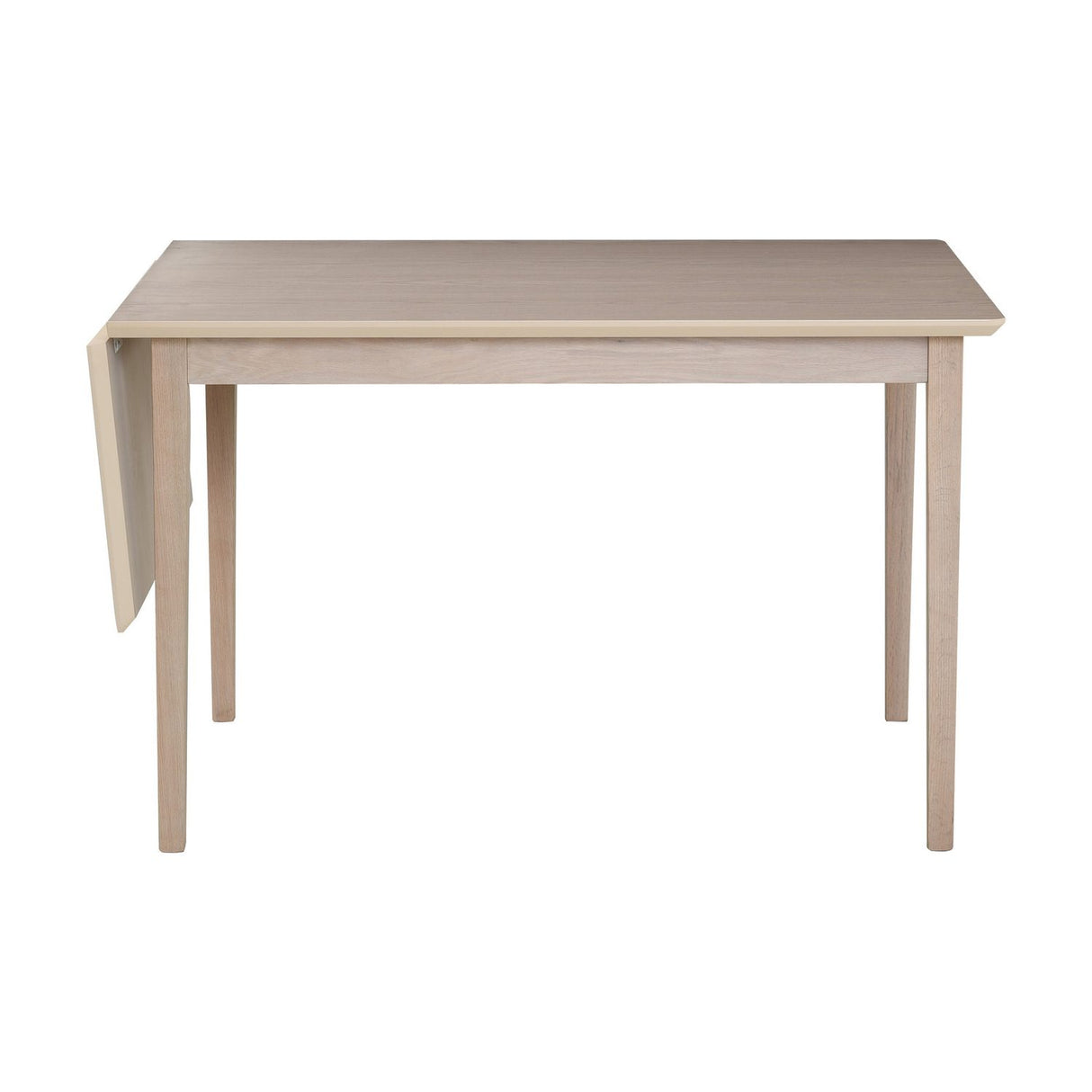 Linde med Klaff Matbord Vit, 120x85 cm