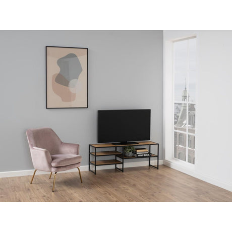 Notting Hill TV-bänk 120x33 cm Ek