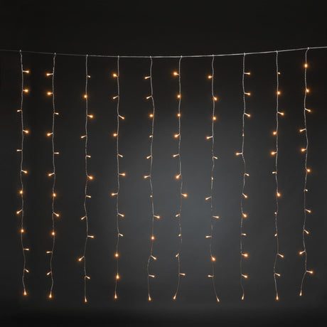 Gardin 140x120cm LED Ljusslinga Inomhus Varmvit