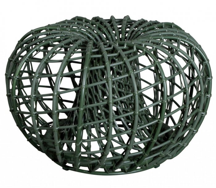 Nest Pall/Sidobord Dark Green