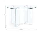 Grace Matbord Rund 120 cm Glas