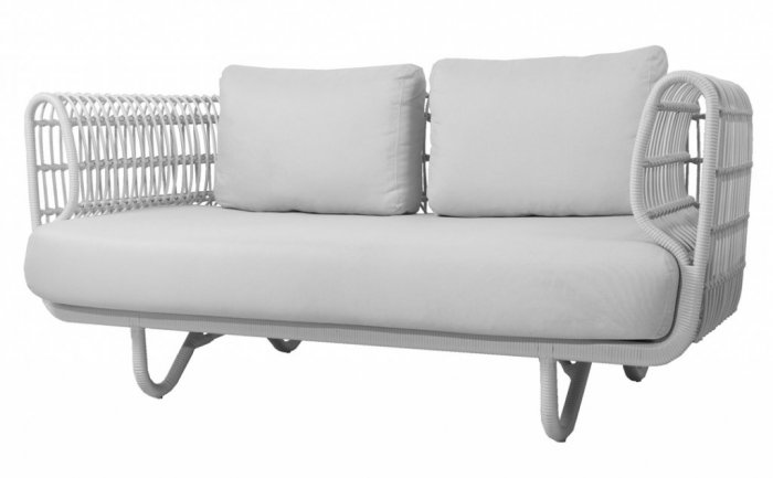 Nest 2-sits Soffa White