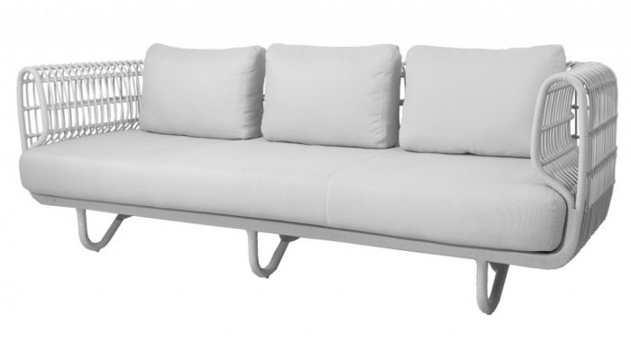 Nest 3-sits Soffa White