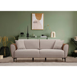Minsk (215 x 85 cm) 3-sits bäddsoffa Beige kanel