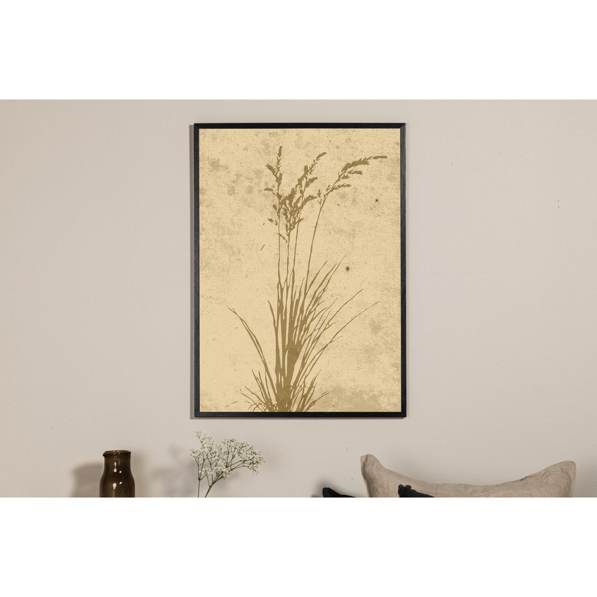 Växtkonst Poster Beige, 70 x 100 cm