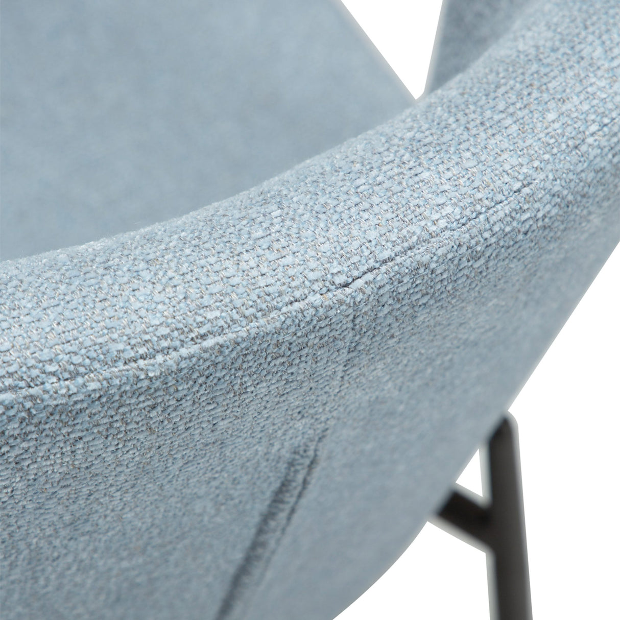 Glam Stol Blue Fog, Antique Brass