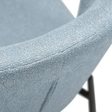 Glam Stol Blue Fog, Antique Brass