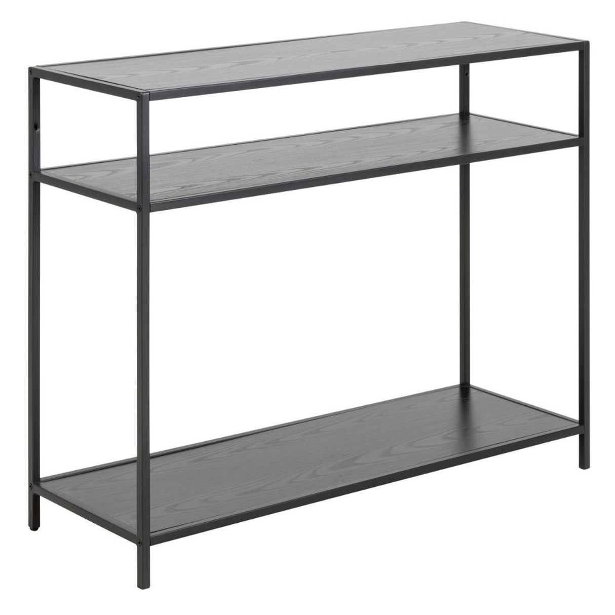 Seaford Konsolbord 79x100x35 cm Svart aska