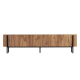 Carlito TV-bänk Atlantic Pine Black