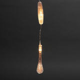 Gardin Droppar LED Ljusslinga Ute 140x120 cm, Amber