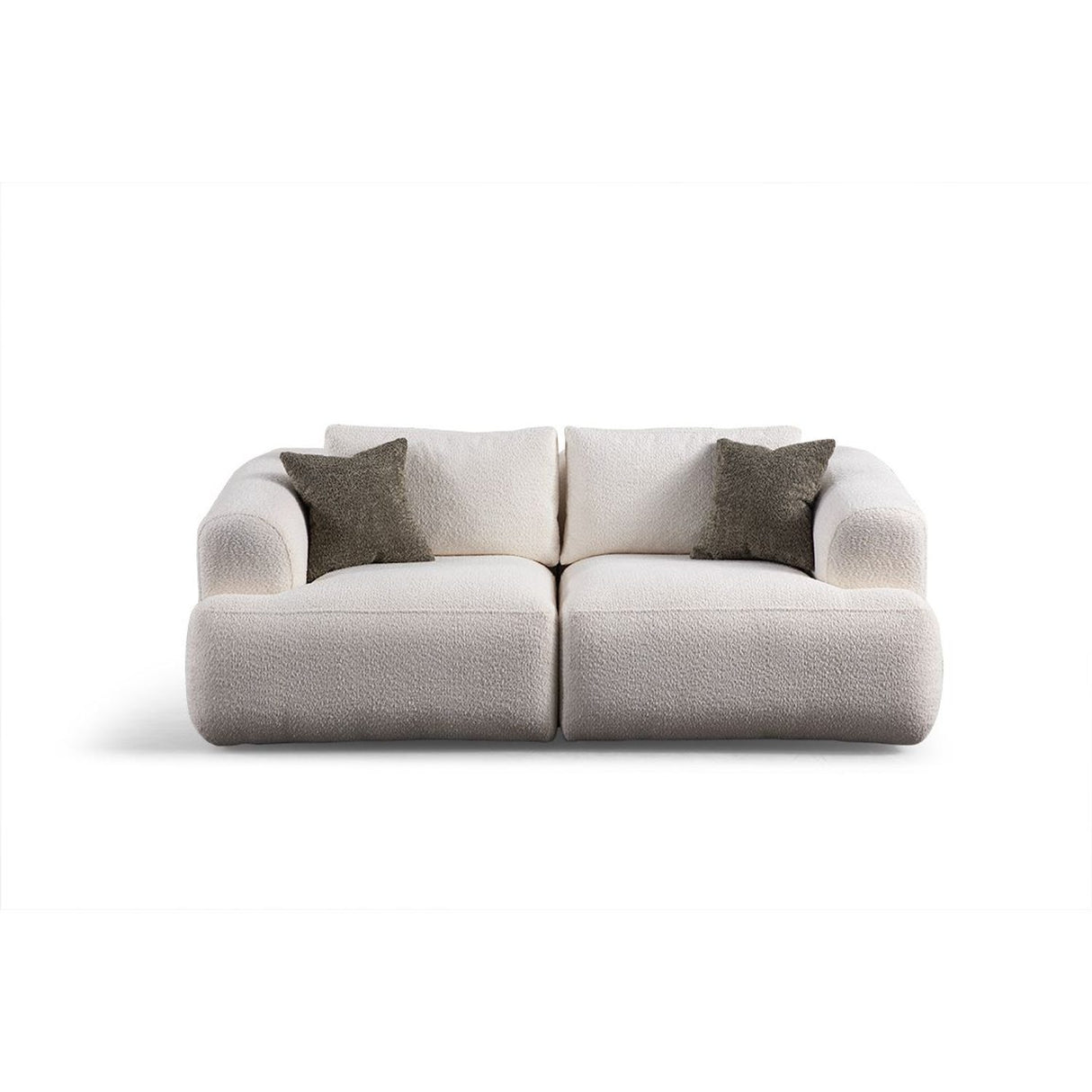 Elias 2-sits soffa Vit