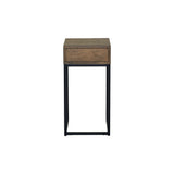 Regal Sängbord Brunlackad Ek, 60 cm