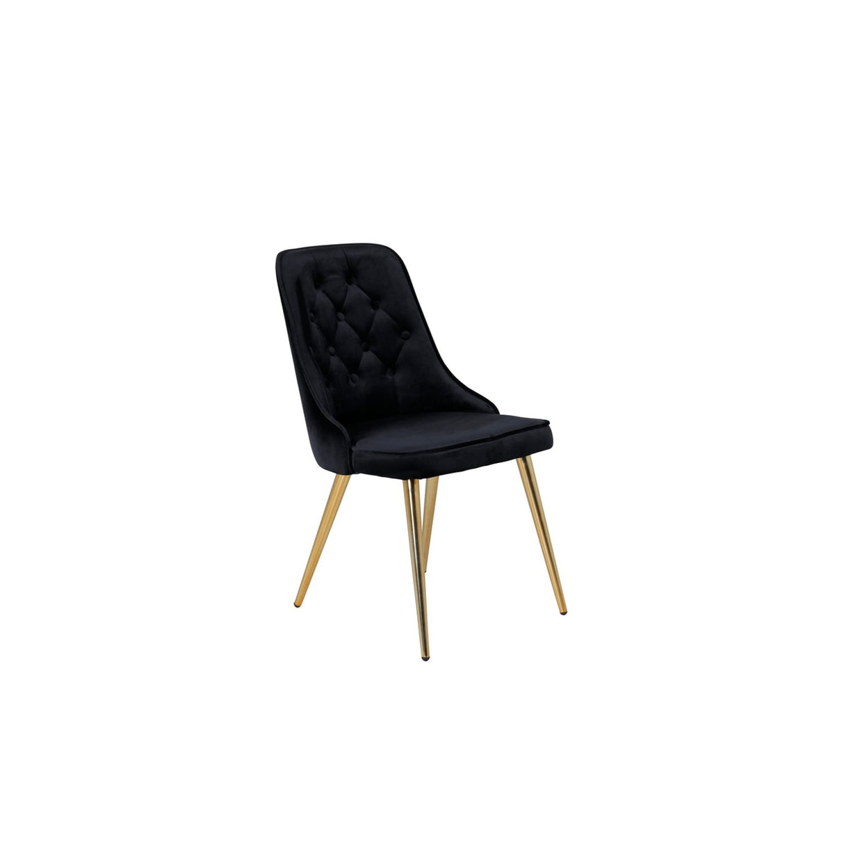 Velvet Deluxe Matstol Guld