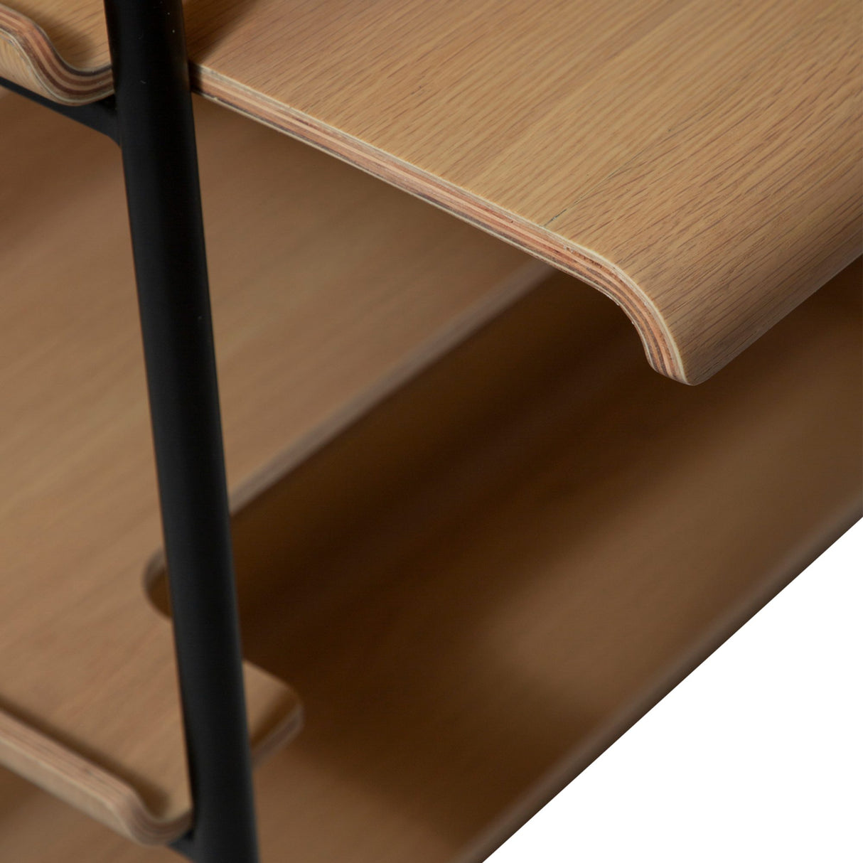 Friyay set om 6 med skrivbord Hylla Light Oak