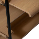 Friyay set om 6 med skrivbord Hylla Light Oak