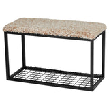 Palle Lumme 80x35x50 cm Bänk med Sittdyna Toffee/Black