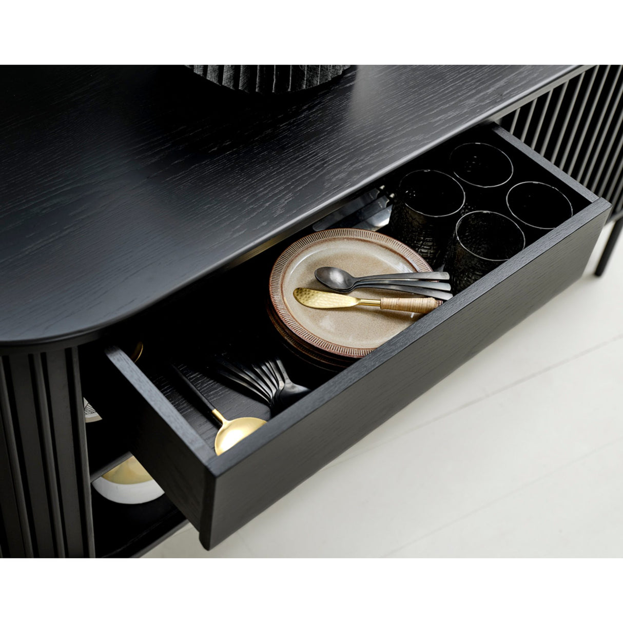 Audrey Sideboard 160 cm Svart