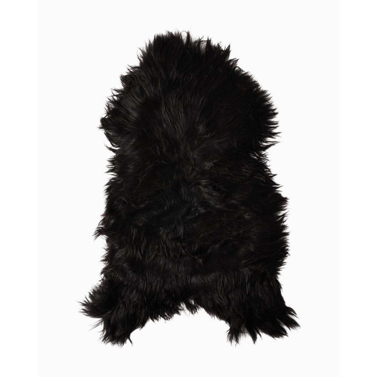 Iceland Lammskinn Wild Black