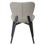 Paragon Stol Pebble Earth Bouclé, Black Ash