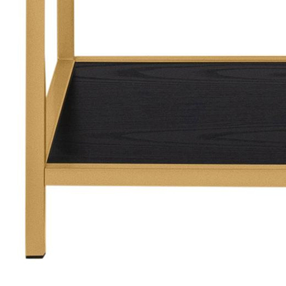 Seaford Bokhylla Asymmetrisk 185x77x35 cm Svart